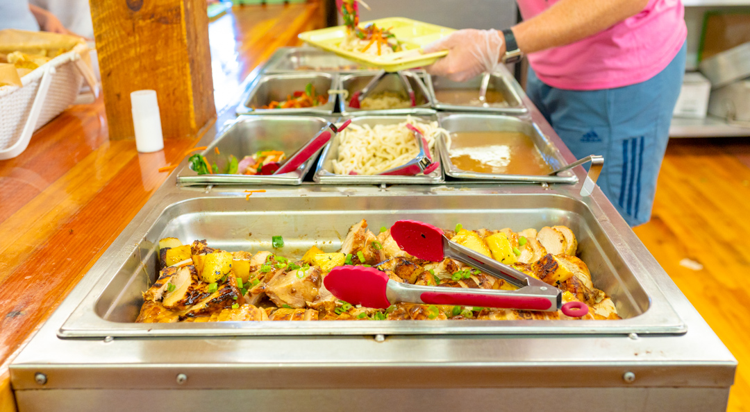 Food at wingate camp